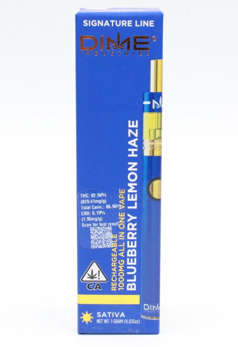 Dime Industries | Blueberry Lemon Haze | 1G All In One
