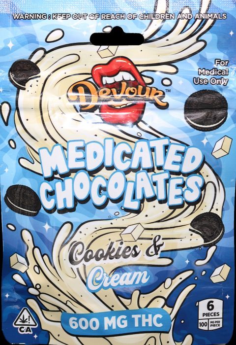 Devour Chocolate | Cookies & Cream | 600MG