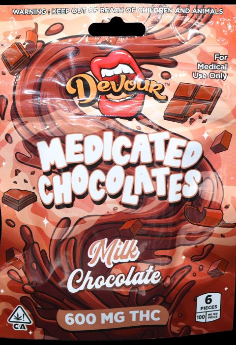 Devour Chocolate | Milk Chocolate | 600MG