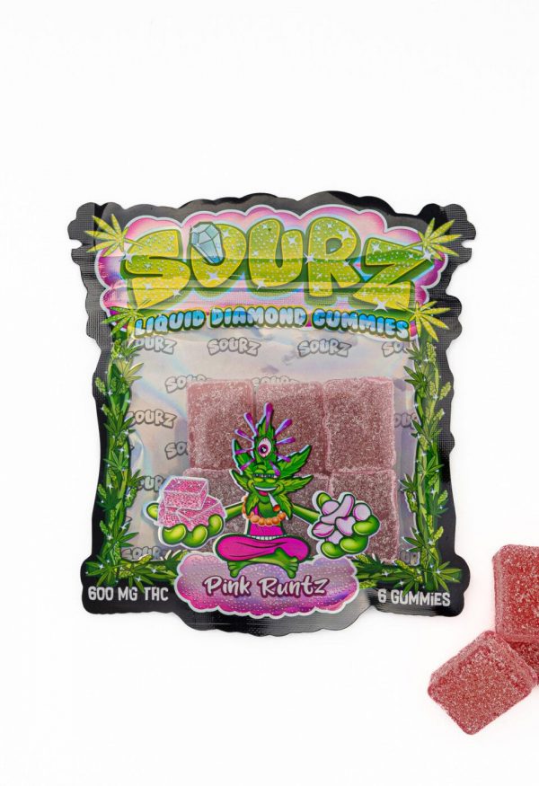 Sourz Gummies | Pink Runtz | 600MG